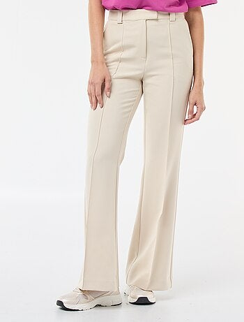 Calças largas lisas