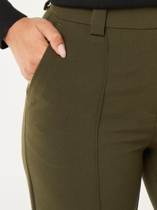 Calças largas lisas - Kiabi