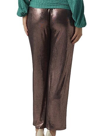 Calças Largas Roxas para Mulher Mamalicious