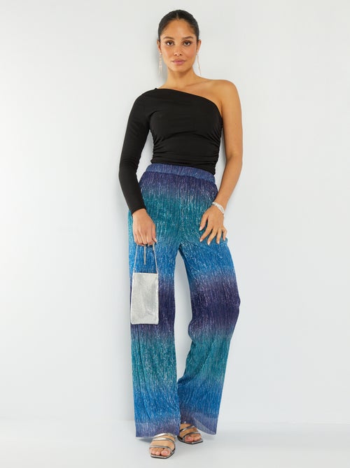 Calças largas tie and dye - Kiabi