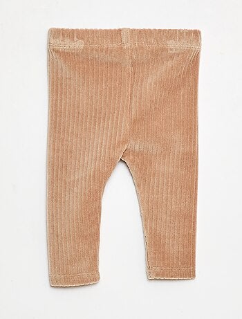Calças legging em veludo
