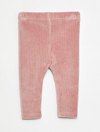 Calças legging em veludo