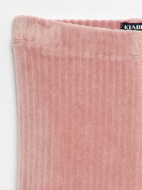 Calças legging em veludo - Kiabi