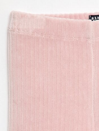 Calças legging em veludo