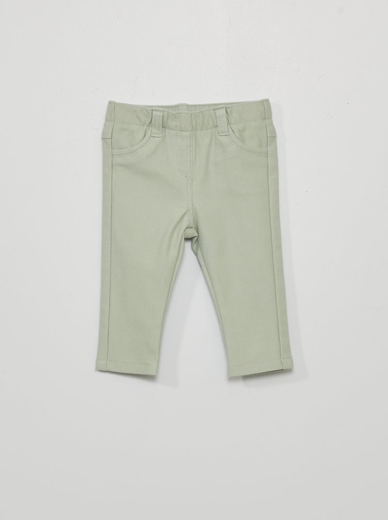 Calças leggings lisas VERDE - Kiabi