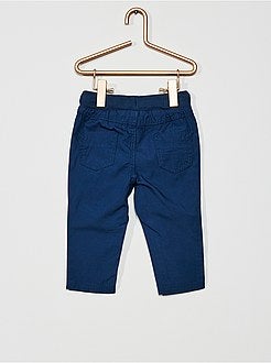 Calças leves em popelina - Kiabi