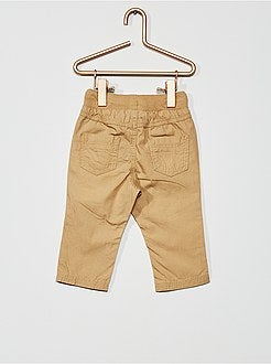 Calças leves em popelina - Kiabi