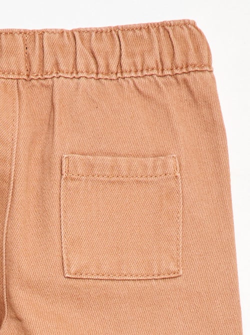 Calças lisas corte relax fit - Kiabi