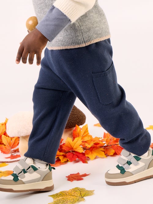 Calças lisas em malha - Kiabi Calças lisas em malha - Kiabi