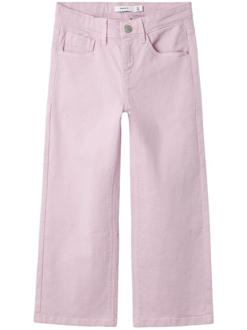 Calças mauve menina name it frose wide - Kiabi Calças mauve menina name it frose wide - Kiabi