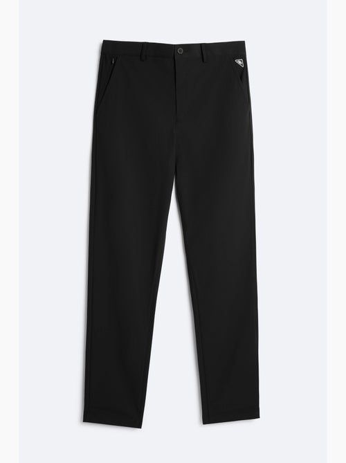 Calças micro preto slim - Kiabi