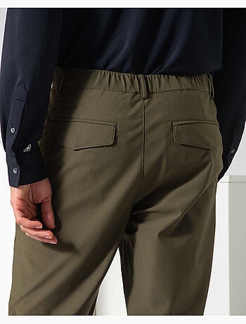Calças micro verde slim