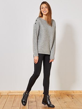 Calças milano lisas - Kiabi