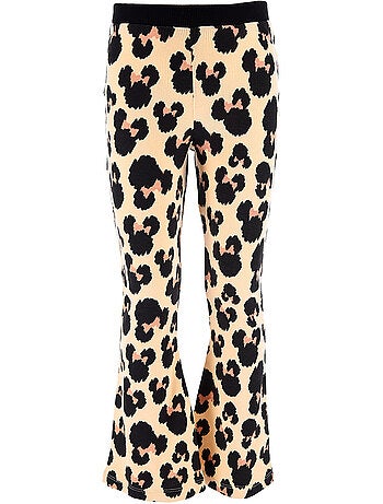 Calças minnie mouse bege menina | licença oficial