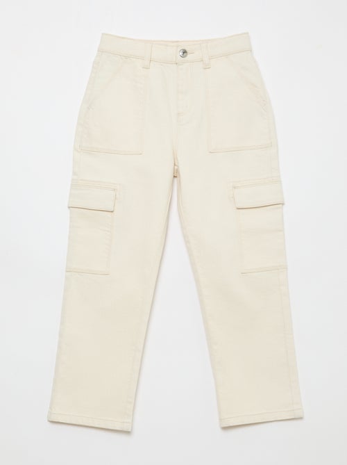Calças multibolsos - Corte + confortável - Kiabi