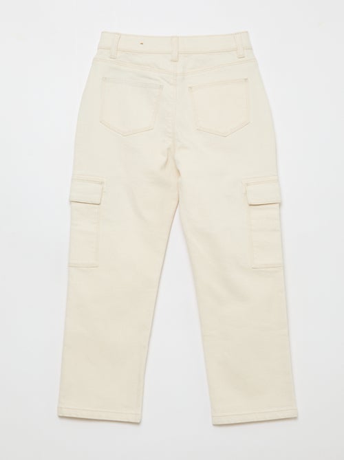 Calças multibolsos - Corte + confortável - Kiabi