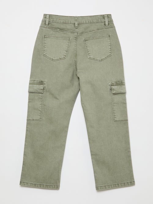 Calças multibolsos - Corte + confortável - Kiabi