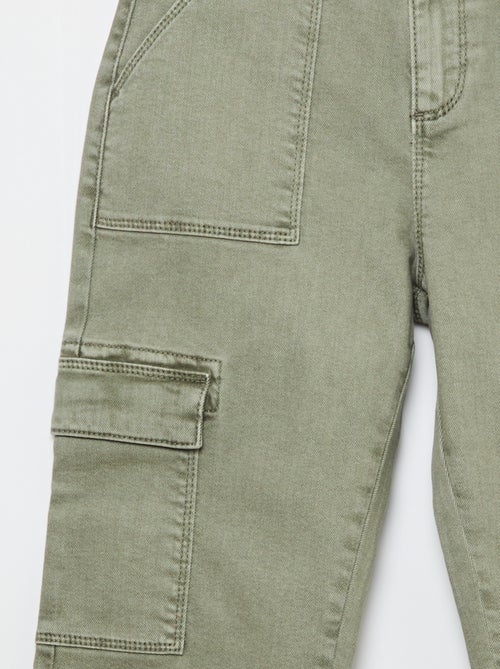 Calças multibolsos - Corte + confortável - Kiabi