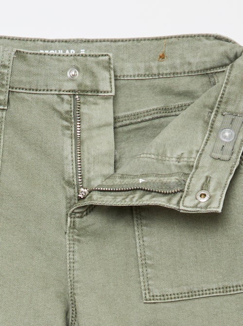 Calças multibolsos - Corte + confortável - Kiabi