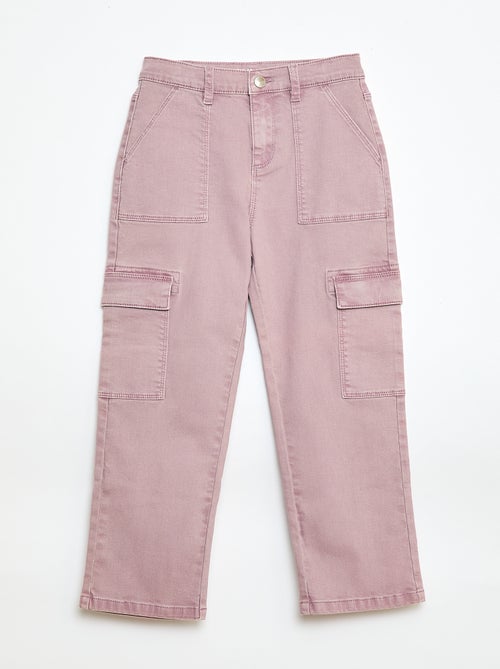 Calças multibolsos - Corte + confortável - Kiabi