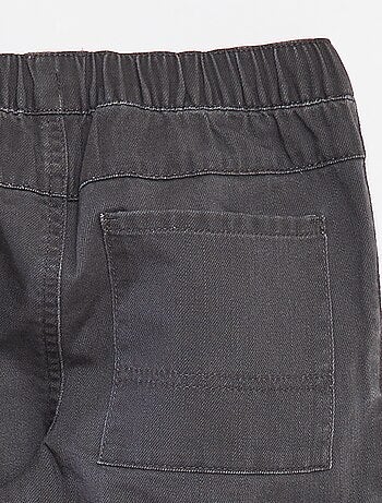 Calças multibolsos com cintura ajustável