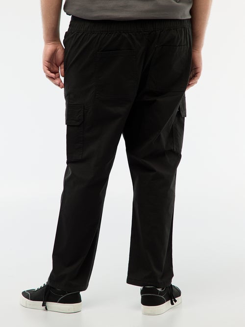 Calças multibolsos de corte direito / regular fit - Kiabi