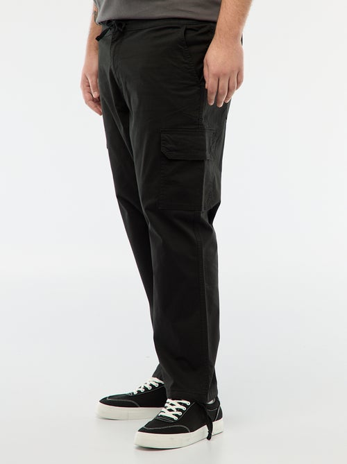 Calças multibolsos de corte direito / regular fit - Kiabi