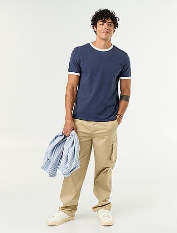 Calças multipocket relaxed fit