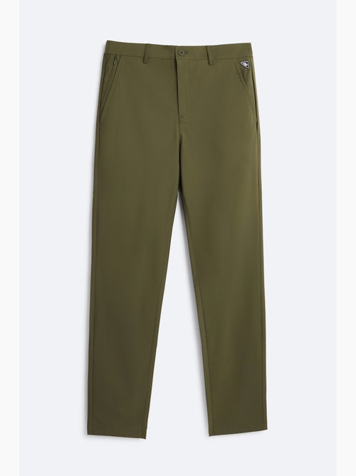 Calças nano verde slim - Kiabi Calças nano verde slim - Kiabi