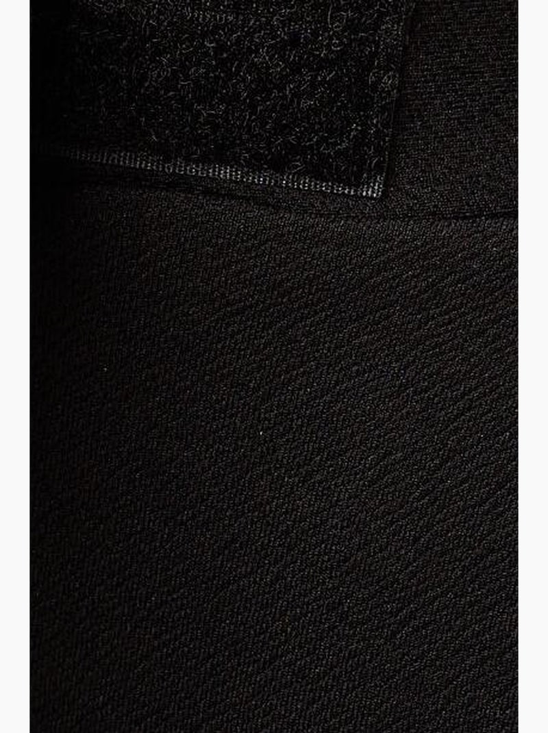 Calças palazzo de crepe com cintura subida elástica hiccup Preto - Kiabi