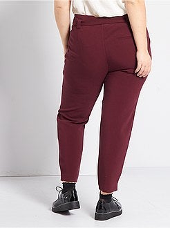 Calças paper bag - Kiabi