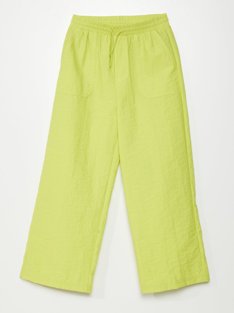 Calças parachute AMARELO - Kiabi