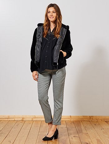 Futura mamã - Calças pré-mamã estilo fato - Kiabi