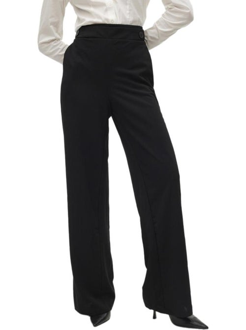 Calças Pretas Vero Moda Liva para Mulher - Kiabi Calças Pretas Vero Moda Liva para Mulher - Kiabi