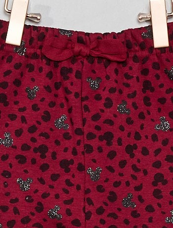 Calças quentes em moletão 'Minnie' - Kiabi