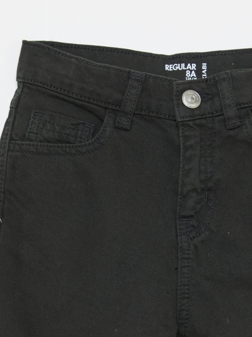 Calças regular 5 bolsos - Kiabi