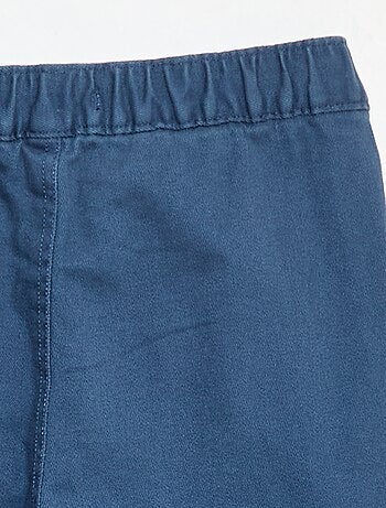 Calças regular multibolsos