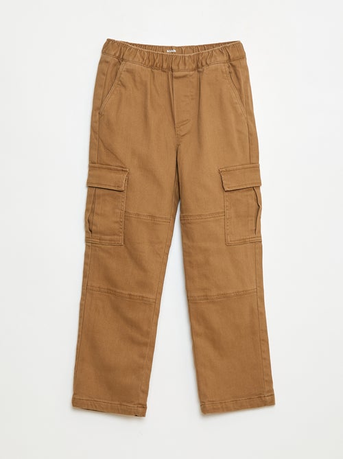 Calças regular multibolsos - Kiabi Calças regular multibolsos - Kiabi