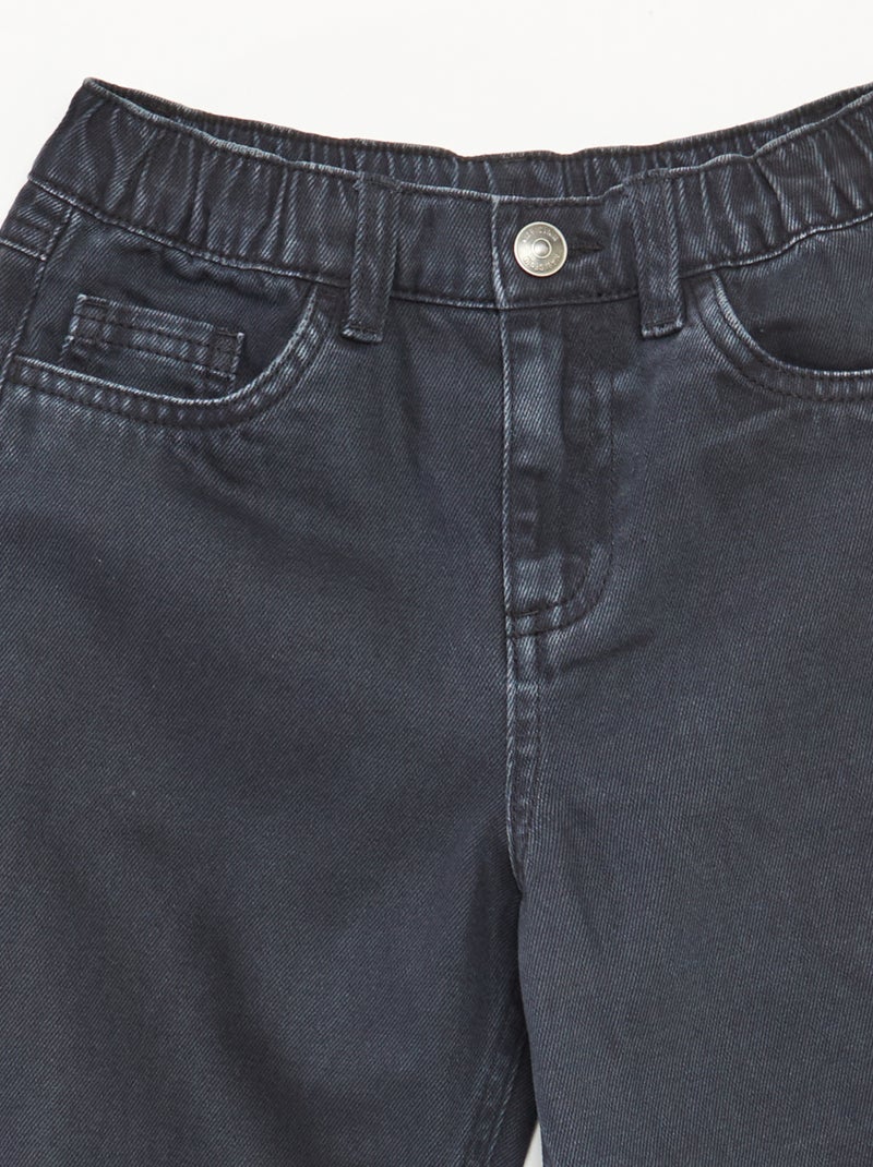 Calças regulares Preto - Kiabi