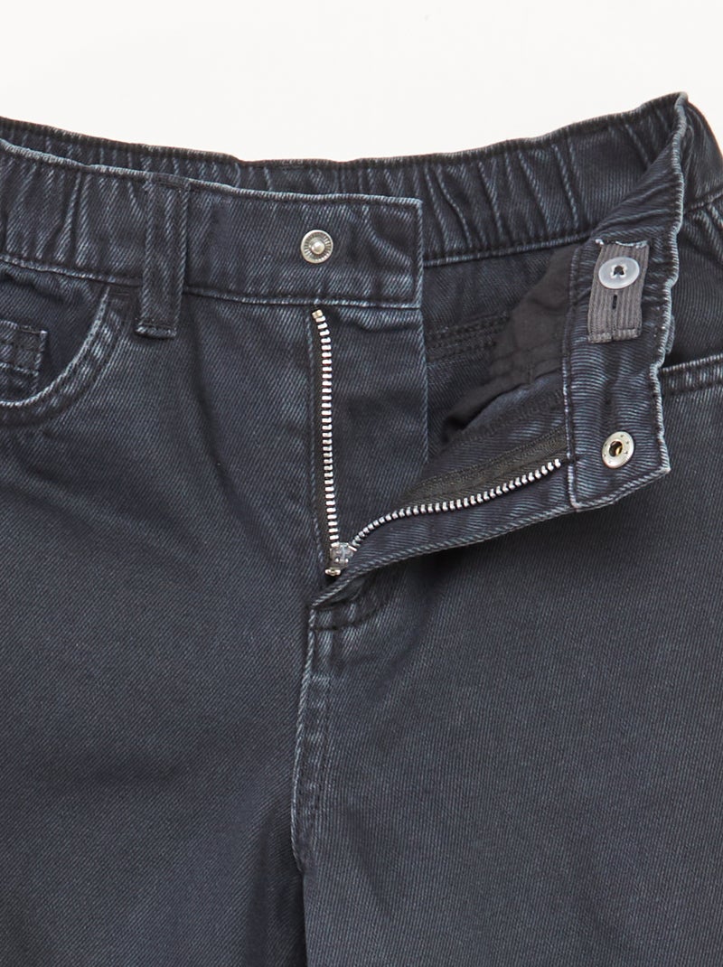 Calças regulares Preto - Kiabi