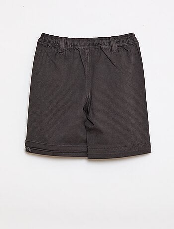 Calças retas de algodão liso - Coleção fácil de vestir