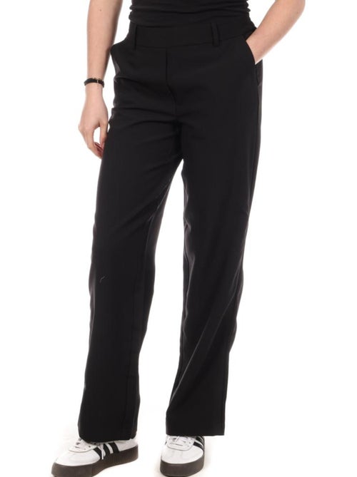 Calças Retas Pretas Vero Moda Barba para Mulher - Kiabi Calças Retas Pretas Vero Moda Barba para Mulher - Kiabi