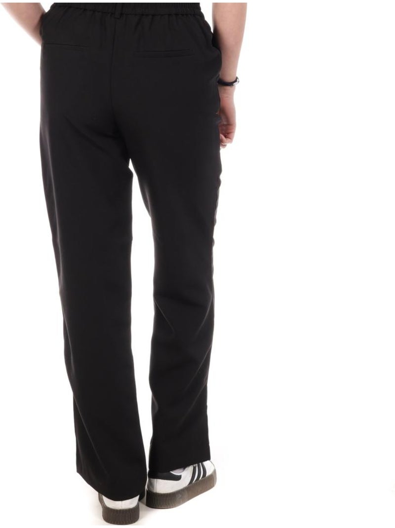 Calças Retas Pretas Vero Moda Barba para Mulher Preto - Kiabi