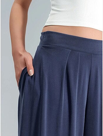 Calças salwar plissadas busem