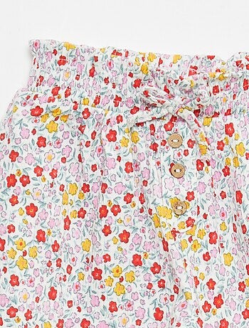 Calças Saruel em jersey de algodão