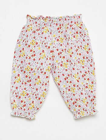 Calças Saruel em jersey de algodão