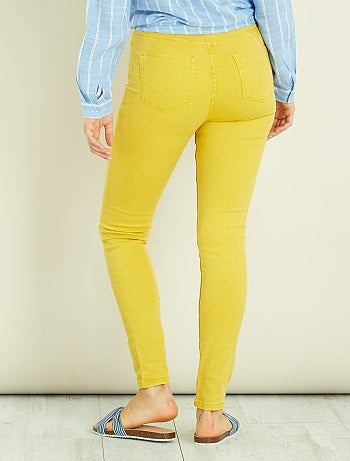 Calças skinny 7/8 com cintura subida - Kiabi