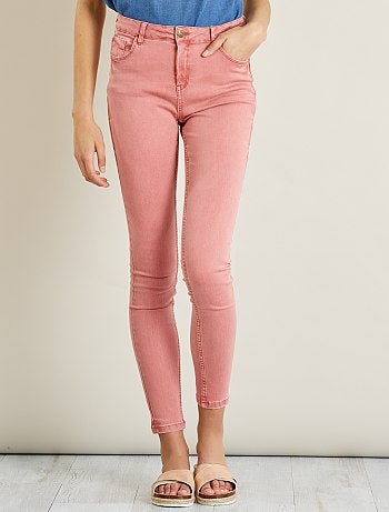 Calças skinny 7/8 com cintura subida - Kiabi