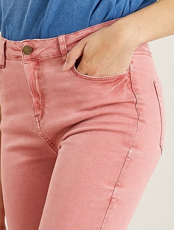 Calças skinny 7/8 com cintura subida - Kiabi