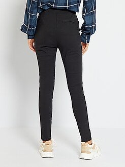 Calças skinny com cintura subida - Kiabi